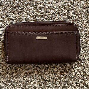 SONOMA Brown Genuine Leather Wallet Classic GOES WITH EVERYTHING